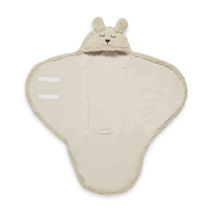Jollein Wikkeldeken Baby Bunny Nougat koop je bij Babywinkel
