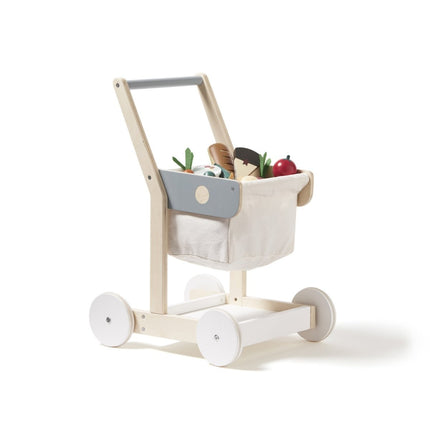 Kid's Concept Houten Speelgoed Winkelwagen koop je bij Babywinkel