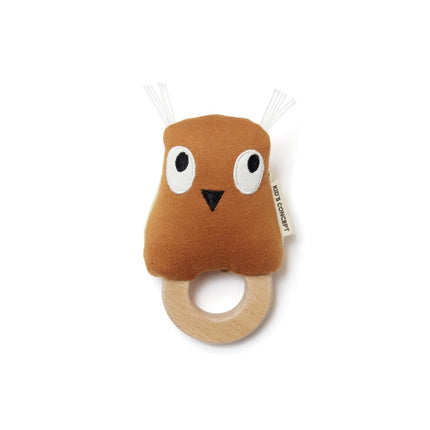 Kid's Concept Rammelaar Uil Roest koop je bij Babywinkel