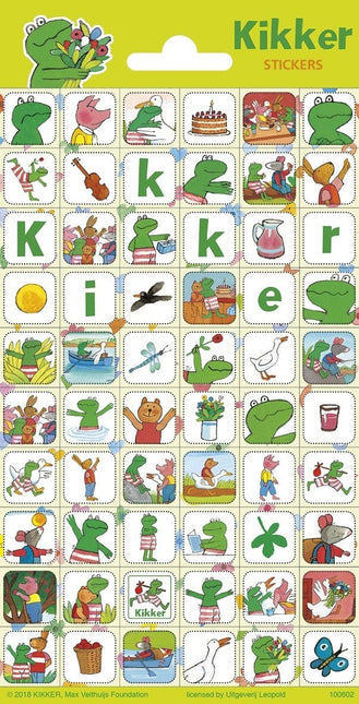 Kikker En Vriendjes Stickers Klein koop je bij Babywinkel
