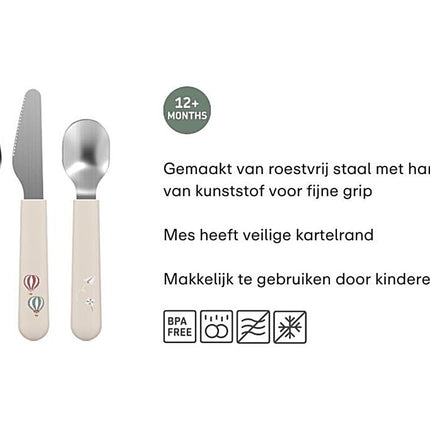 Mepal Bestekset Mio Little Farm 3 - Delig koop je bij Babywinkel