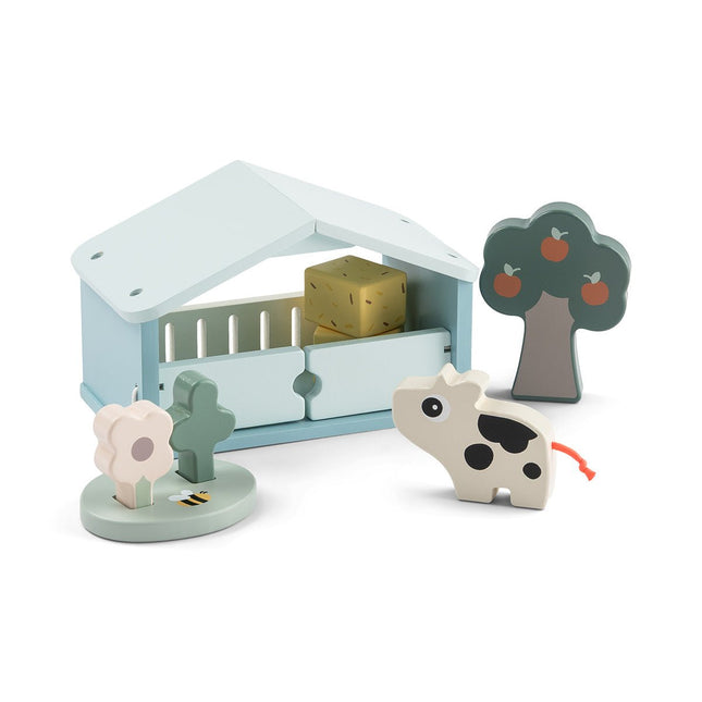 Kleine boerderijspeelset Dotti Kleurenmix koop je bij Babywinkel