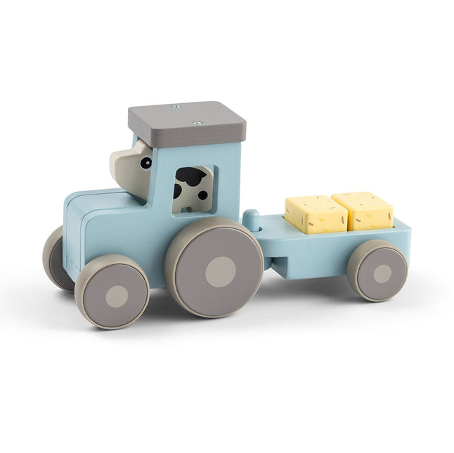 Kleine landbouwtractor Dotti Blue koop je bij Babywinkel