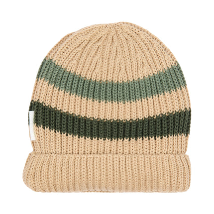 Little Dutch Babymutsje Stripe Warm Taupe