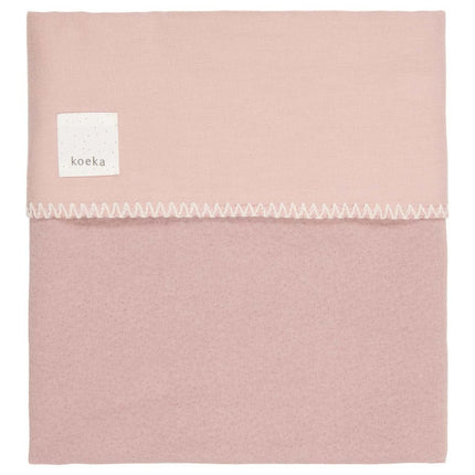 Koeka Wiegdeken Flanel Runa Old Pink koop je bij Babywinkel