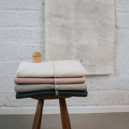 Koeka Wiegdeken Flanel Runa Old Pink koop je bij Babywinkel