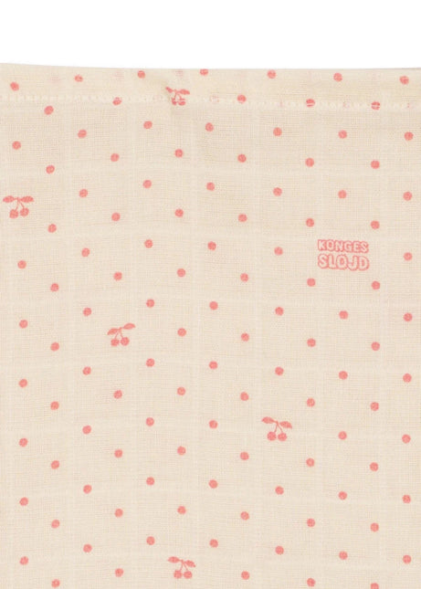 Konges Sløjd Hydrofiele Doek Gots Cherry Dot 3St koop je bij Babywinkel