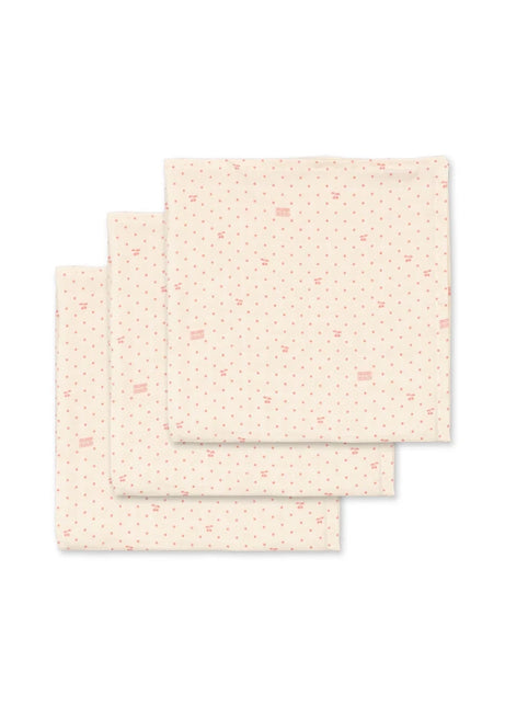 Konges Sløjd Hydrofiele Doek Gots Cherry Dot 3St koop je bij Babywinkel
