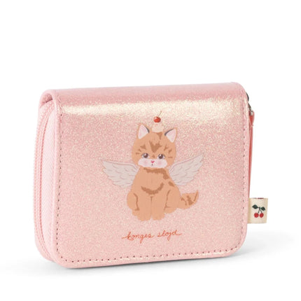 Konges Sløjd Portemonnee Kat Cerise Glitter Pink koop je bij Babywinkel