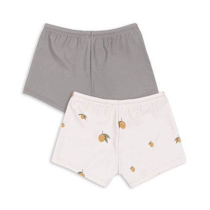 Konges Sløjd 2 - Pack Aster Zwembroek Grs Mon Grand Citron/Laurel Oak koop je bij Babywinkel