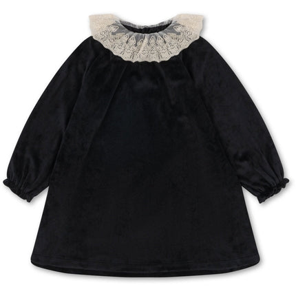 Konges Slojd Baby Jurkje Venola Black koop je bij Babywinkel
