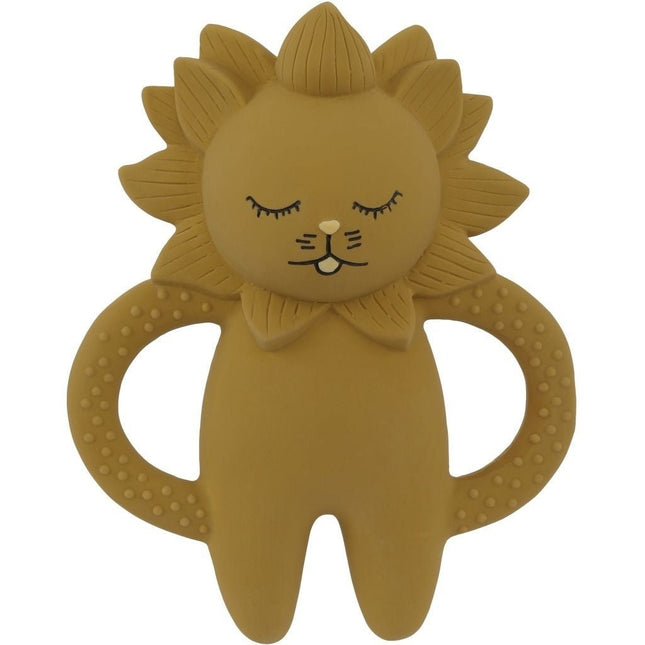 Konges Slojd Bijtring Lion Mustard 13x10cm koop je bij Babywinkel