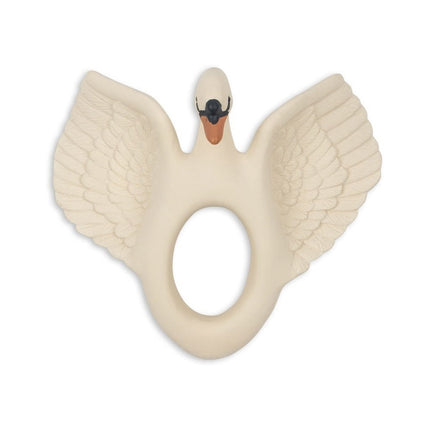 Konges Slojd Bijtring Zwaan Off White koop je bij Babywinkel