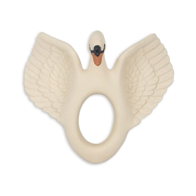 Konges Slojd Bijtring Zwaan Off White koop je bij Babywinkel