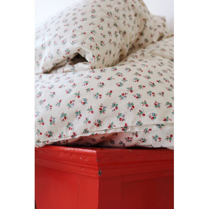 Konges Slojd Dekbedovertrek Wieg Baby Fleur Tricolore koop je bij Babywinkel