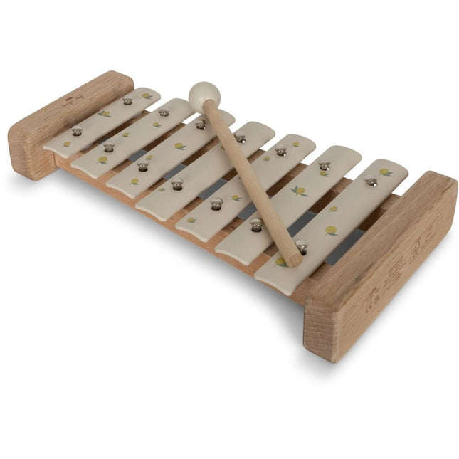 Konges Slojd Houten Speelgoed Music Xylophone Lemon And Cherry Fsc Lemon koop je bij Babywinkel