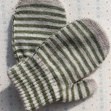Konges Slojd Kinderhandschoenen Filla Mittens Lemon/Stripe 2St koop je bij Babywinkel