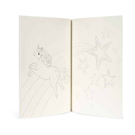 Konges Slojd Kleurboek met Potloodjes Unicorn koop je bij Babywinkel