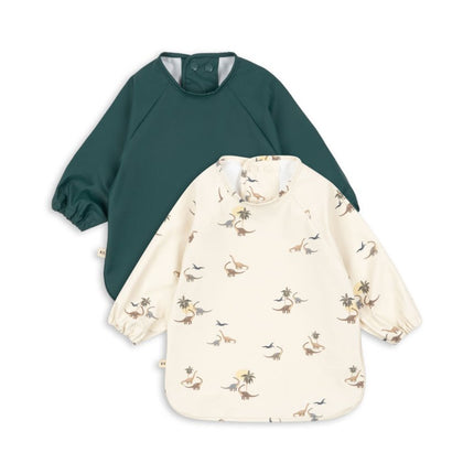 Konges Slojd Slabbetje Lange Mouwen Kubi/Rain Forest 2St koop je bij Babywinkel