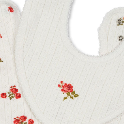 Konges Slojd Slabbetje Minnie Rose Red/ Snow White 2St koop je bij Babywinkel