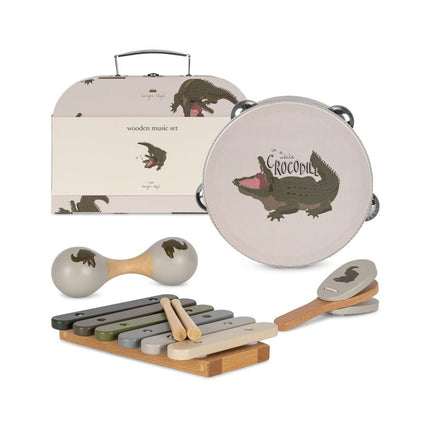 Konges Slojd Speelkoffer Muziek Set Crocodille koop je bij Babywinkel