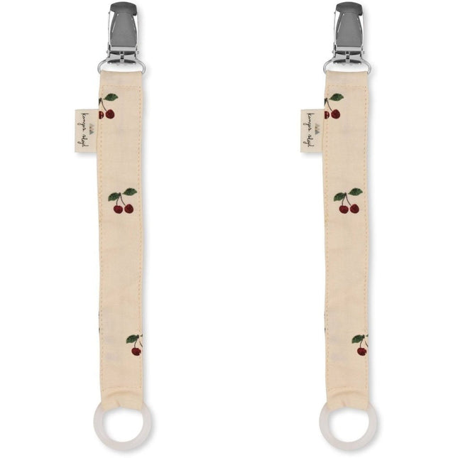 Konges Slojd Speenkoord Cherry 15cm 2st koop je bij Babywinkel