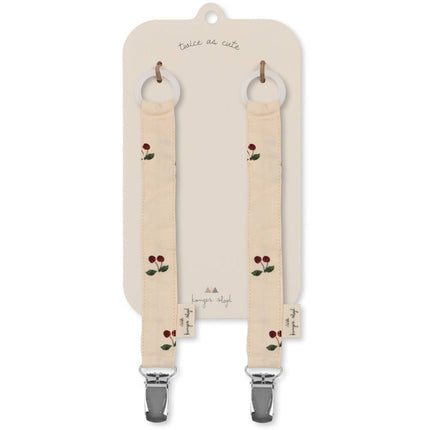 Konges Slojd Speenkoord Cherry 15cm 2st koop je bij Babywinkel