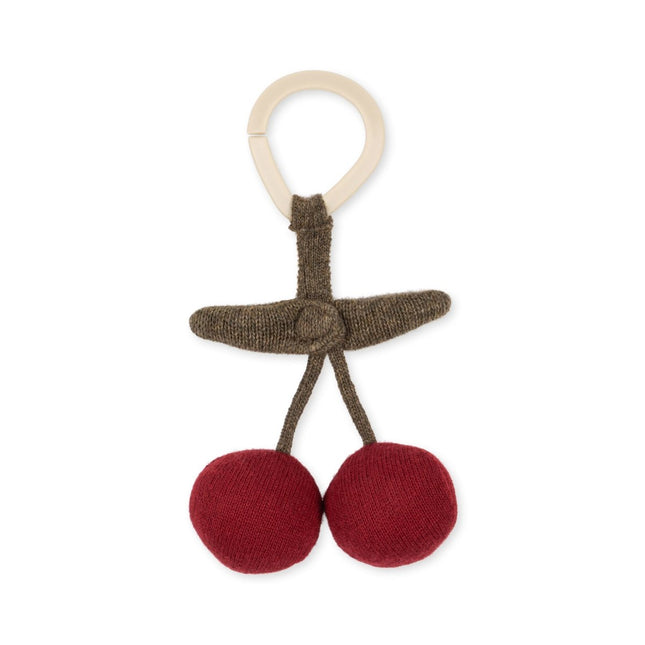 Konges Slojd Speenkoord Cherry Pram Red/Army 23cm koop je bij Babywinkel