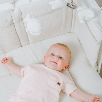 Baby's Only Baby Broekje Kort Melange Classic Roze koop je bij Babywinkel