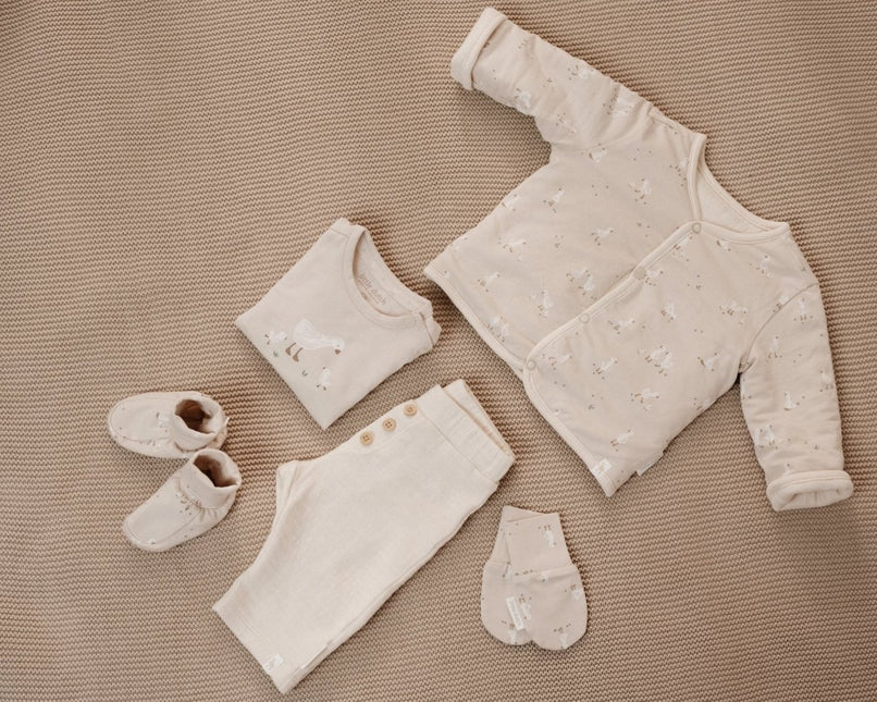 Little Dutch Krabhandschoentjes Little Goose Sand koop je bij Babywinkel