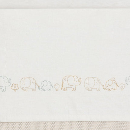 Jollein Ledikantlaken Elephant Tales 120X150Cm koop je bij Babywinkel