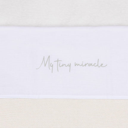 Jollein Wieglaken My Tiny Miracle Olive Green 75X100Cm koop je bij Babywinkel