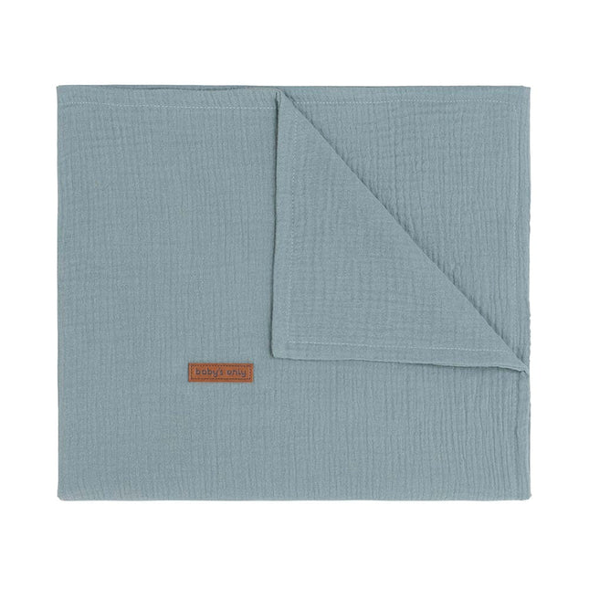 Baby's Only Ledikantdeken Brezze Stonegreen koop je bij Babywinkel