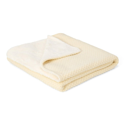 Little Dutch Ledikantdeken Pure Soft White Gebreid koop je bij Babywinkel