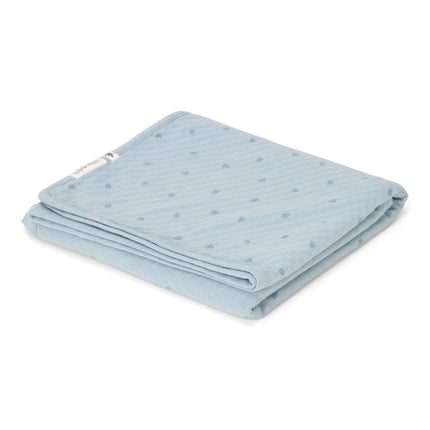 Little Dutch Ledikantdeken Pure Denim Blue koop je bij Babywinkel