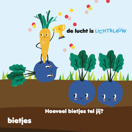 JeP Kids Baby Boekje Leer Groentes koop je bij Babywinkel