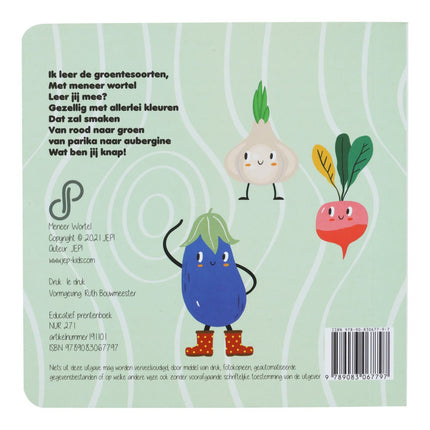 JeP Kids Baby Boekje Leer Groentes koop je bij Babywinkel