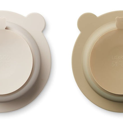 Liewood Babybord Peony Sandy/Oat 2St koop je bij Babywinkel