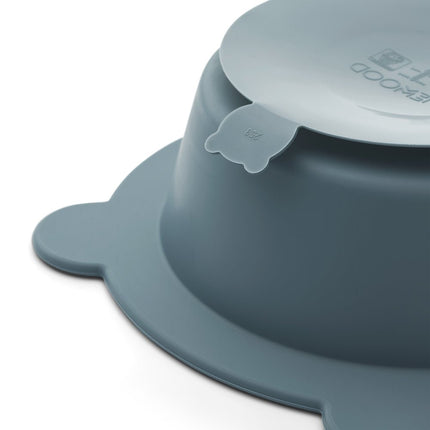 Liewood Babybord Peony Sea Blue/Whale Blue 2St koop je bij Babywinkel