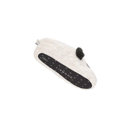 Liewood Babyslofjes Aviaja Panda Sandy/ Dark Grey koop je bij Babywinkel