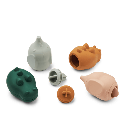 Liewood Badspeelgoed Carolina 4 - Pack Dove Blue Multi Mix koop je bij Babywinkel