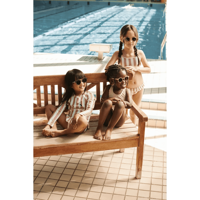 Liewood Bikini Kind Coral Blush / Creme De La Creme Stripe koop je bij Babywinkel