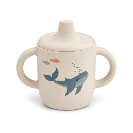 Liewood Drinkbeker Neil Sea Creature/Sandy koop je bij Babywinkel