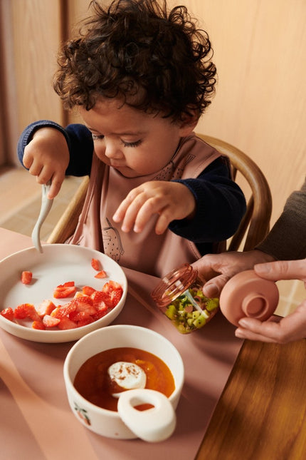 Liewood Kinderservies Set Vivi Peach/ Sea Shell koop je bij Babywinkel