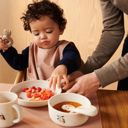 Liewood Kinderservies Set Vivi Peach/ Sea Shell koop je bij Babywinkel