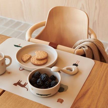 Liewood Kinderservies Set Vivi Safari Sandy koop je bij Babywinkel