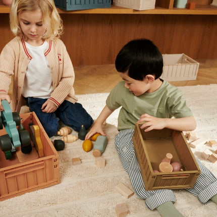 Liewood Opbergbakjes Weston Whale Blue M 2St koop je bij Babywinkel