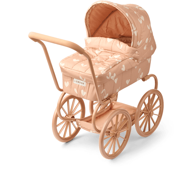 Liewood Poppenwagen Adaline Peach/Sea Shell koop je bij Babywinkel