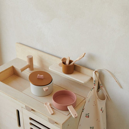 Liewood Slabbetje Lai Peach/Sea Shell koop je bij Babywinkel