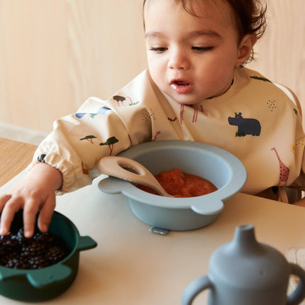 Liewood Slabbetje Merle Safari Sandy koop je bij Babywinkel